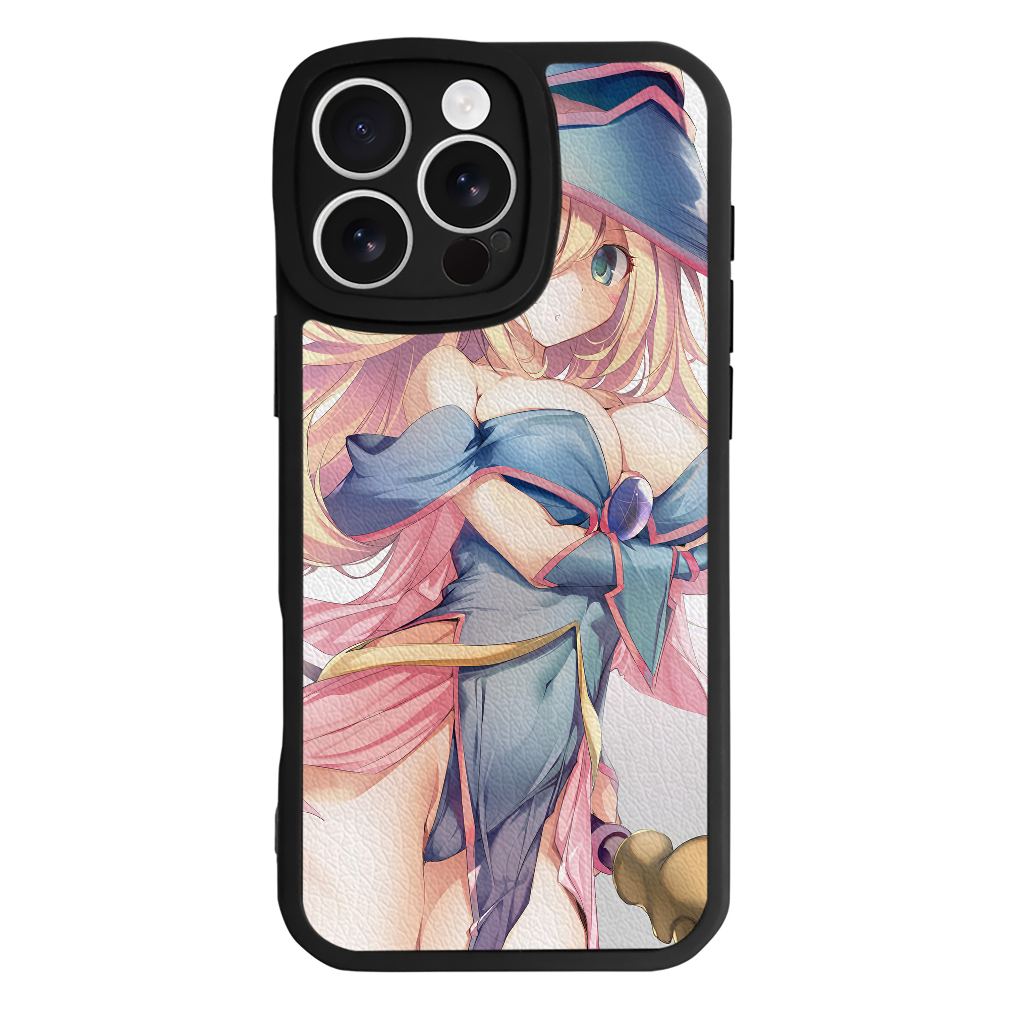 （画像用） 遊☆戯☆王 Yu-Gi-Oh! 【iPhone 16シリーズ対応】シリコンスマホケース（レザー調） 材質：シリコン